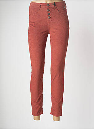Pantalon slim portocaliu FREEMAN T.PORTER femeie