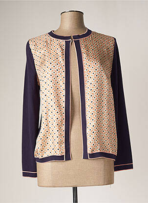 Jachete casual guler rotund violet DEVERNOIS femeie