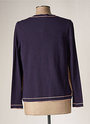 Jachete casual guler rotund violet DEVERNOIS femeie
