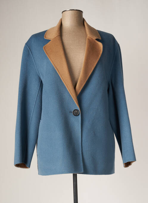 Jachete casual croială dreaptă albastru DEVERNOIS femme