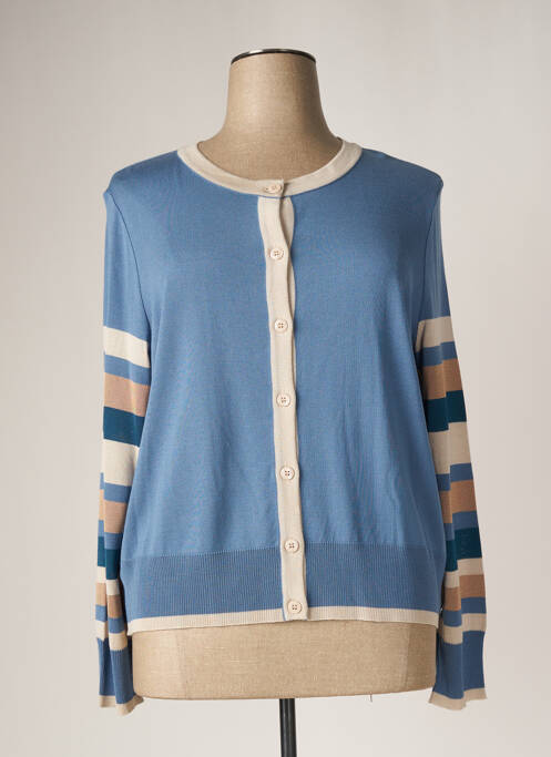 Vestă cu mâneci lungi albastru DEVERNOIS femeie