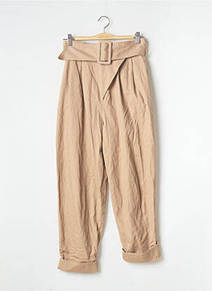 Pantalon drept bej SONG OF STYLE femeie