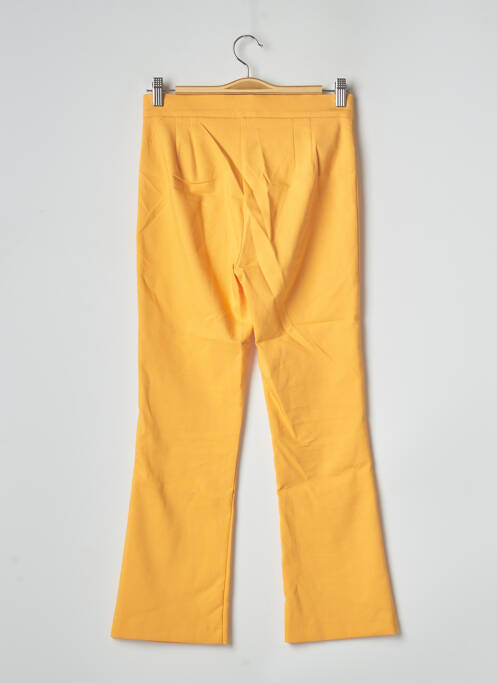 Pantalon evazat portocaliu ZARA femeie