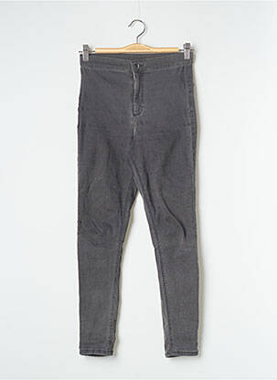 Pantalon slim conic mărime normală gri TOPSHOP femeie