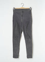 Pantalon slim conic mărime normală gri TOPSHOP femeie
