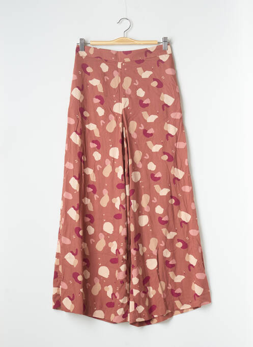 Pantalon larg portocaliu MARIE CECILE femeie