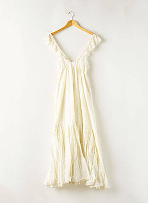 Rochie lungă bej VANESSA BRUNO femeie