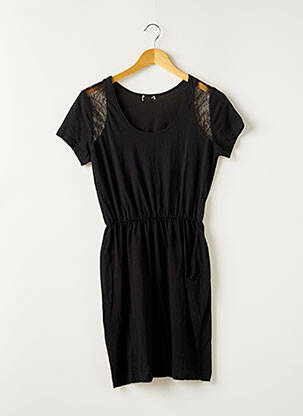 Rochie scurtă mâneci scurte mâneci scurte negru H&M femeie