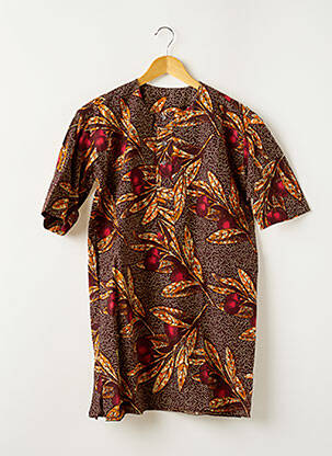 Jachete casual guler rotund maro SANS MARQUE femeie