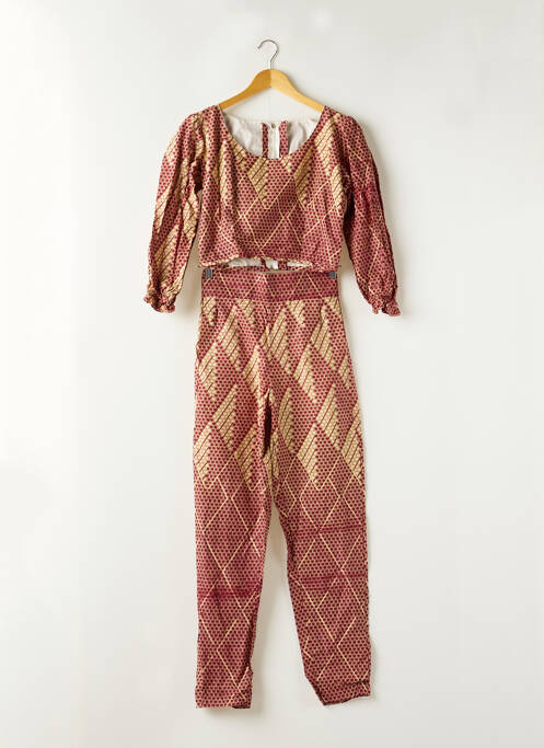 Set pantaloni mâneci lungi roșu SANS MARQUE femme