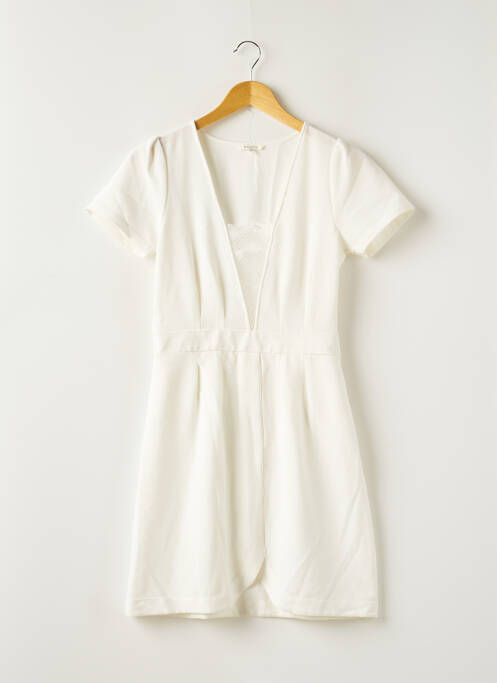 Rochie scurtă alb CLO&SE femeie