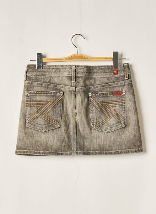 Fustă mini gri FOR ALL MANKIND femeie