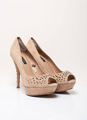 Sandale/Pantofi decupați roz ZARA femeie