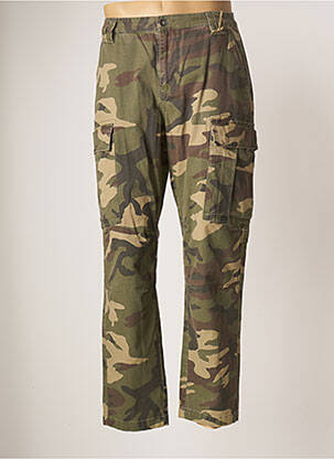 Pantalon cargo buzunare mărime normală verde D73 bărbat