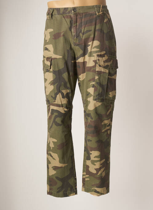 Pantalon cargo verde D73 bărbat