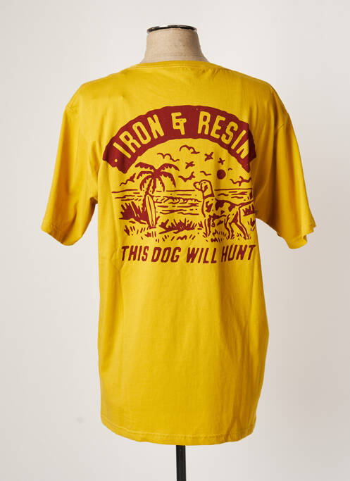 Tricou galben IRON AND RESIN bărbat