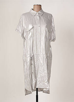 Rochie midi gri EVA KAYAN femeie