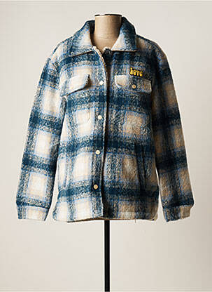 Palton scurt albastru FIVE femeie