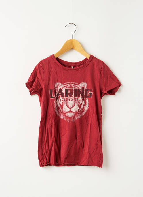 Tricou roșu ONLY fată