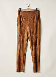 Pantalon slim maro ASTRID BLACK LABEL femme