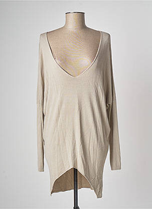 Tunică mâneci lungi bej DE ANGELIS femeie