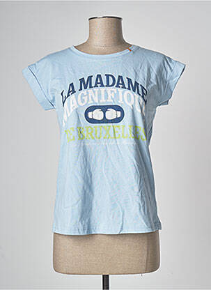 Tricou albastru LE FABULEUX MARCEL DE BRUXELLES femeie