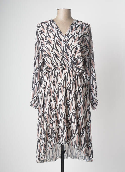 Rochie midi bej ZABAIONE femeie