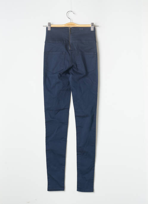 Pantalon slim albastru PIECES femeie