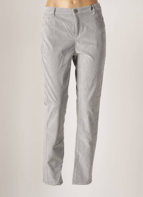 Pantalon slim gri OPUS femeie
