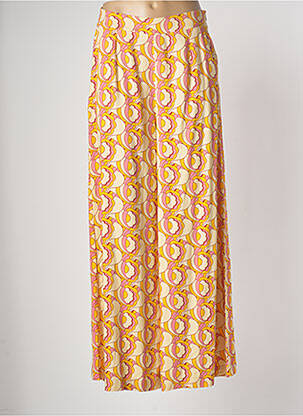 Pantalon larg galben MADEMOISELLE YEYE femeie