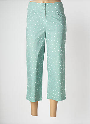 Pantalon trei sferturi verde ZILCH femeie