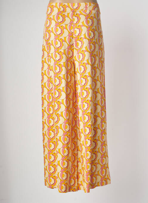 Pantalon larg galben MADEMOISELLE YEYE femeie