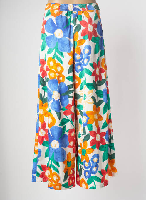 Pantalon larg alb TRAFFIC PEOPLE femeie