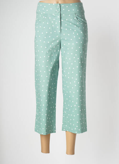 Pantalon trei sferturi verde ZILCH femeie