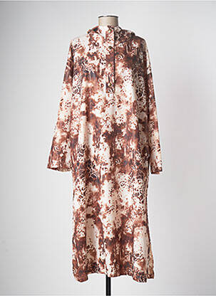 Rochie midi maro CHANTAL.B femeie