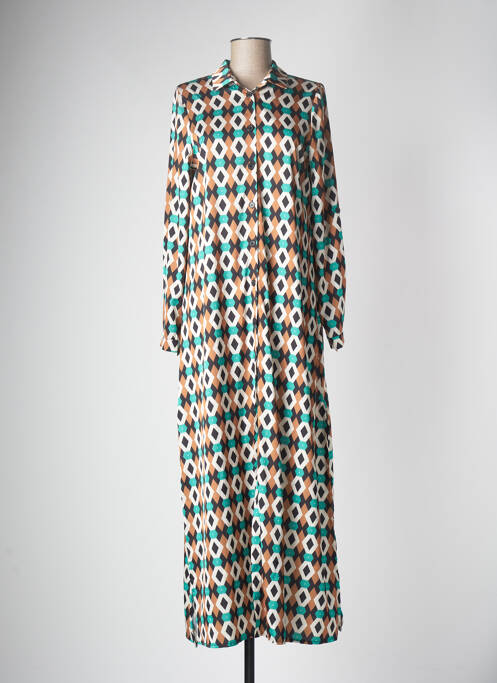 Rochie lungă maro AN II VITO femeie