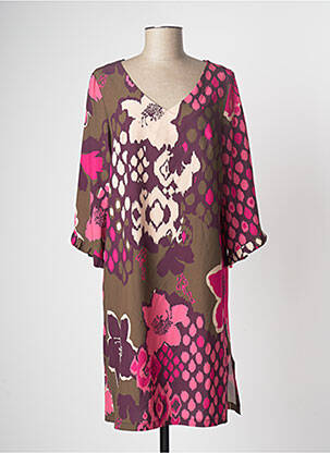 Rochie midi roz AN II VITO femeie