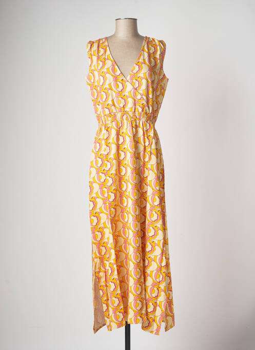 Rochie lungă portocaliu MADEMOISELLE YEYE femeie