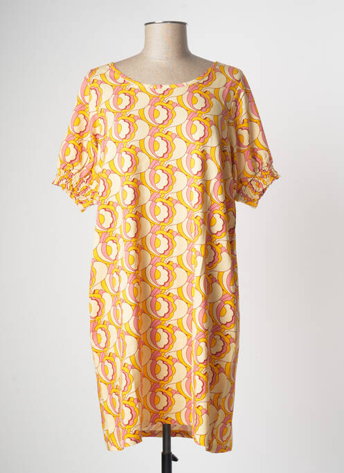 Rochie midi portocaliu MADEMOISELLE YEYE femeie