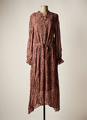 Rochie lungă maro B.YOUNG femeie