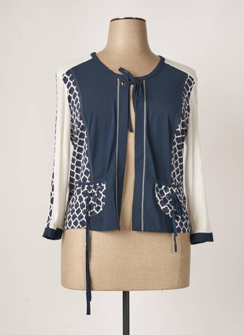 Vestă cu mâneci lungi albastru FRANCE RIVOIRE femeie