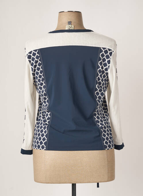 Vestă cu mâneci lungi albastru FRANCE RIVOIRE femeie