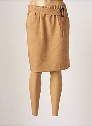 Fustă midi bej B.YOUNG femeie