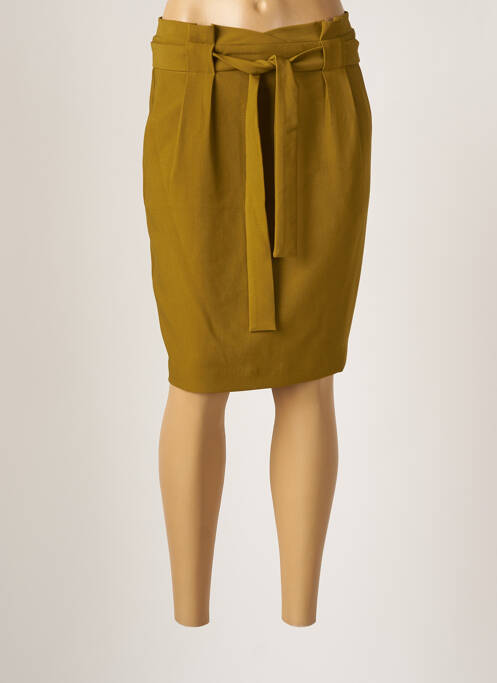 Fustă midi verde ICHI femeie