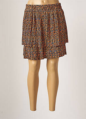 Fustă scurtă maro RUE MAZARINE femeie