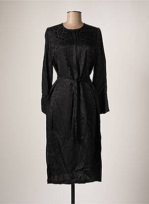 Rochie midi mâneci lungi mâneci lungi negru ROSEANNA femeie