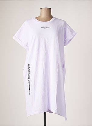 Rochie scurtă mâneci scurte mâneci scurte violet MARGAUX LONNBERG femeie