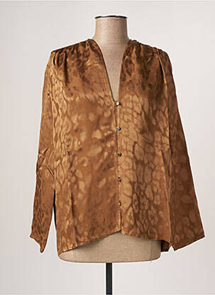 Cămașă maro ROSEANNA femeie