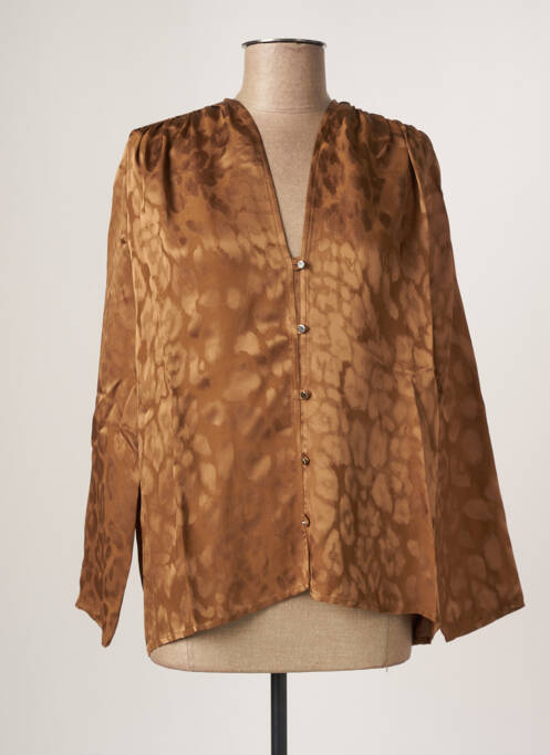 Cămașă maro ROSEANNA femeie