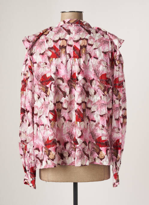 Cămașă imprimeu fantezie mâneci lungi roz IRO femme